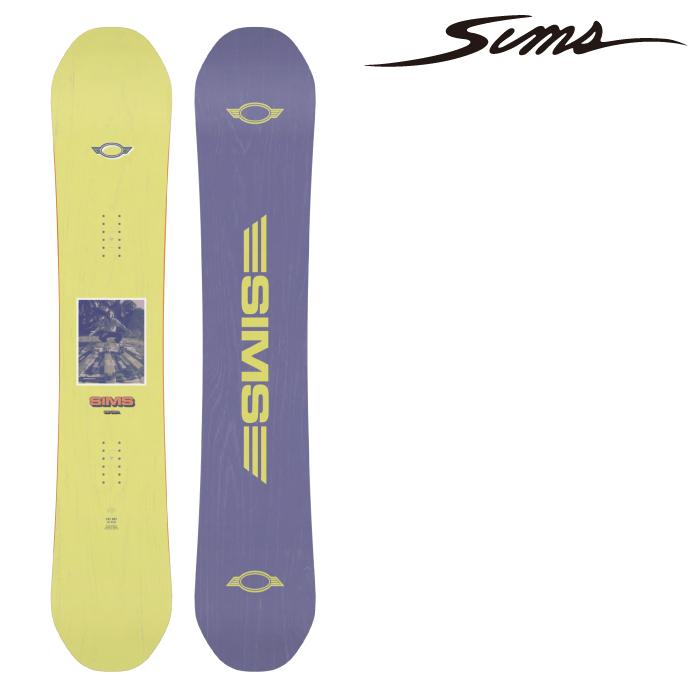 SIMS 日本正規品 シムス スノーボード 板 22-23 SIMS THE DAY Yellow
