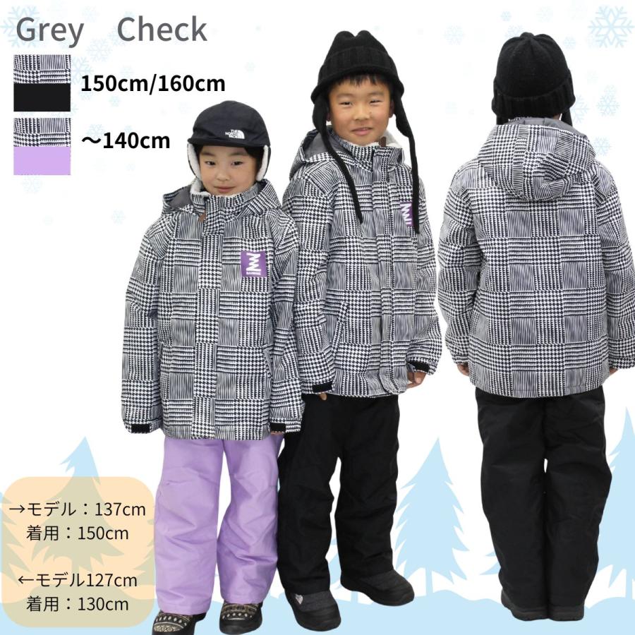 スキーウェア 上下セット キッズ ジュニア スノーボードウェア 子供用