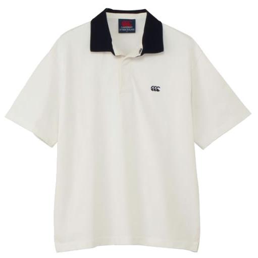 カンタベリー（Canterbury） ラガーシャツ 半袖 襟付 メンズ ソリッド