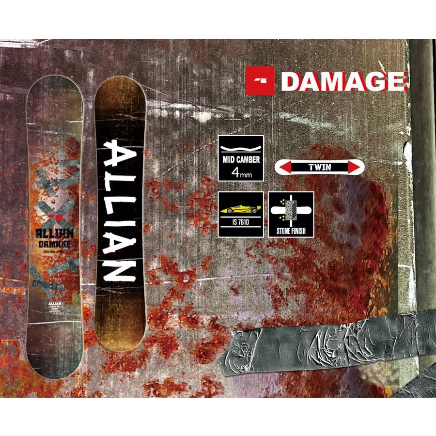 ALLIAN（アライアン） スノーボード 板 DAMEGE ダメージ 150 2021/22