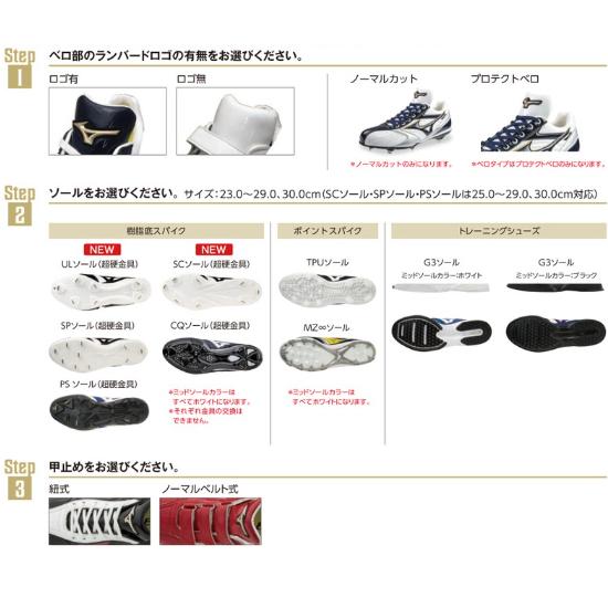 Mizuno Pro オーダースパイク グローバルエリート : スポーツショップ