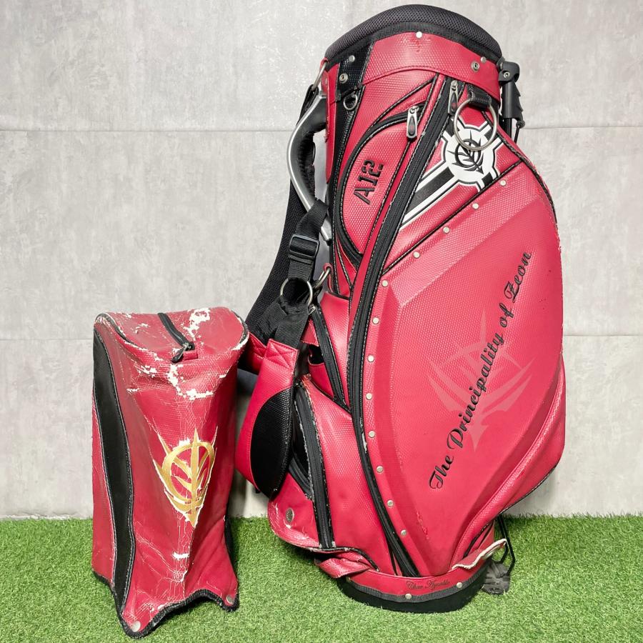 希少】GANDAM ガンダム シャア専用ザク MS-06S キャディバッグ ゴルフ