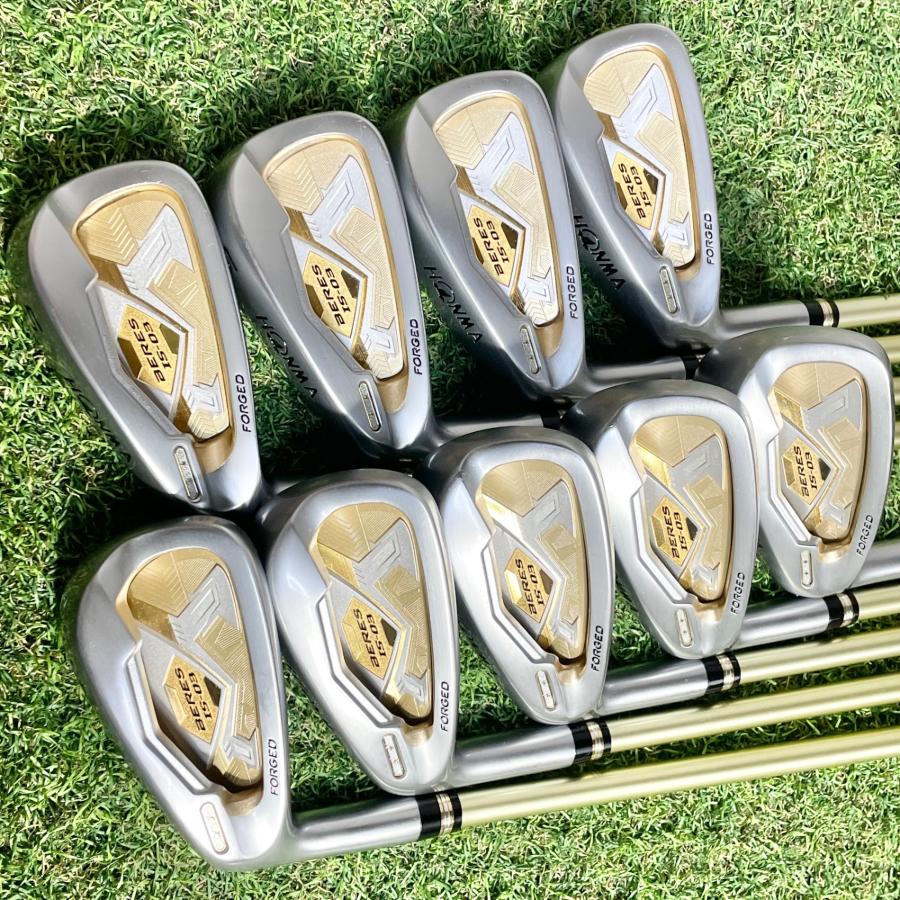 美品】HONMA BERES ホンマ ベレス IS-03 2S アイアンセット メンズ 超