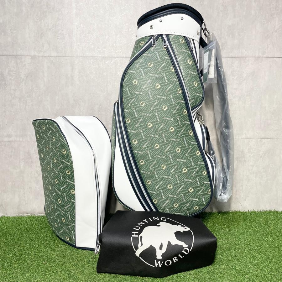 新品】HUNTING WORLD ハンティングワールド キャディバッグ ゴルフ