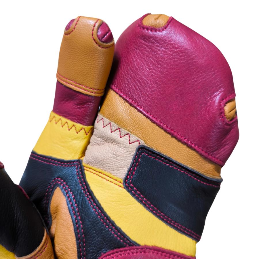 松岡手袋 スキー手袋 スキー グローブ サイズL 牛革 やぎ革 限定生産