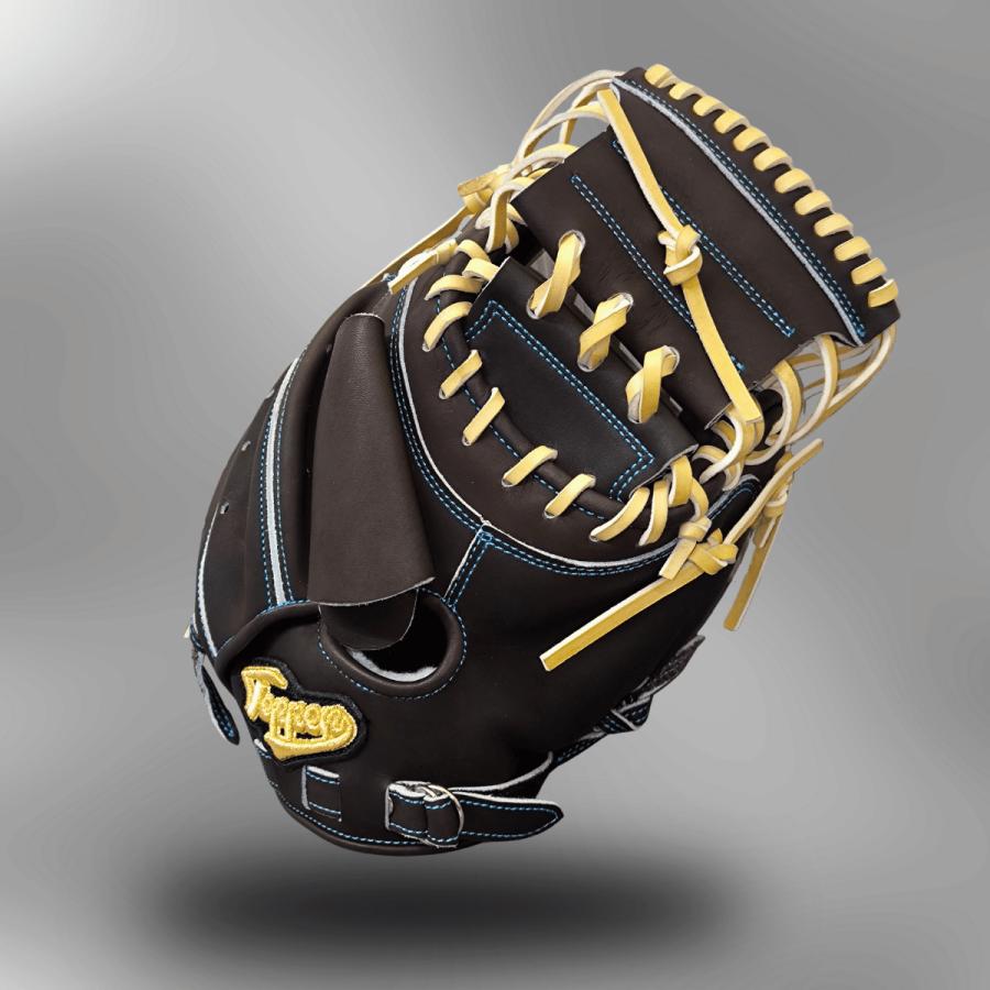 てっぺん 限定 硬式 キャッチャーミット 響 捕手用 Bブラウン ブロンド