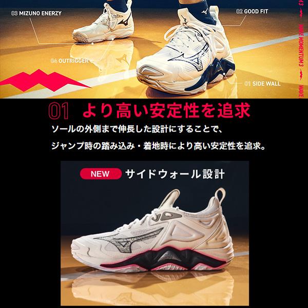 WAVE MOMENTUM ミズノ バレーボールシューズ ウエーブモーメンタム3