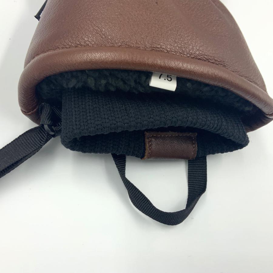 LeTrappeur スリーフィンガーグローブ レザーグローブ スキー