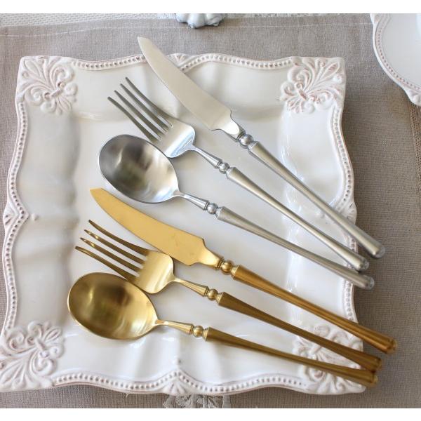 PARIS ディナーカトラリー ゴールド ナイフ フォーク スプーン