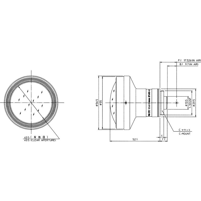 FUJIFILM DF1.4HC-L1 1.4 mm 1/2