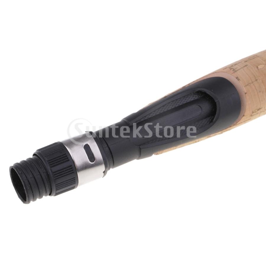 コルク リールハンドル 釣竿グリップ ロッド リールシート付き 軽量