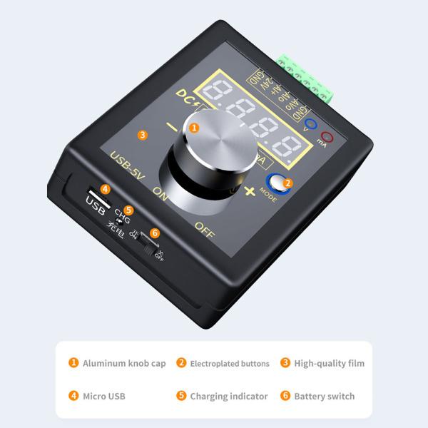 科学研究用信号発生器ポータブル高精度0-10V0-4-20mA電流送信機 : STK