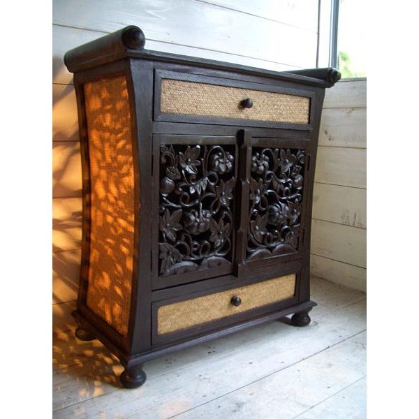 アジアン家具 キャビネット アジアン チェスト アンティーク調家具