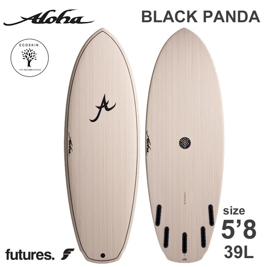 25 ALOHA SURFBOARDS アロハ サーフボード BLACK PANDA 5'8 EPS