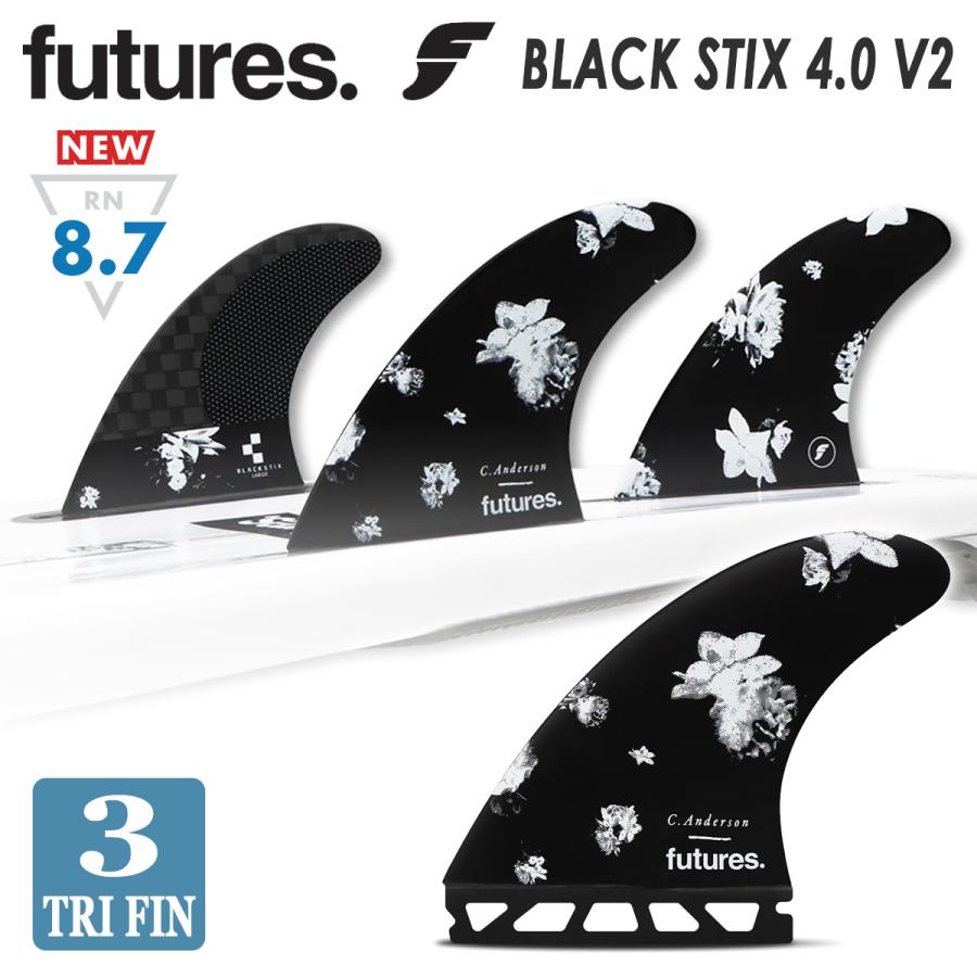 futures.（フューチャー） 24 futures. フィン BLACK STIX 4.0