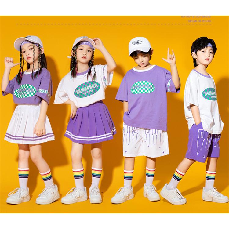 キット ッズダンス チアダンス スカート チアリーディング衣装 チア
