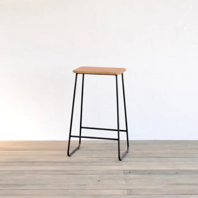 20,800円〜】トラぺゾイドスツール ハイ High | SULK アイアン ウッド