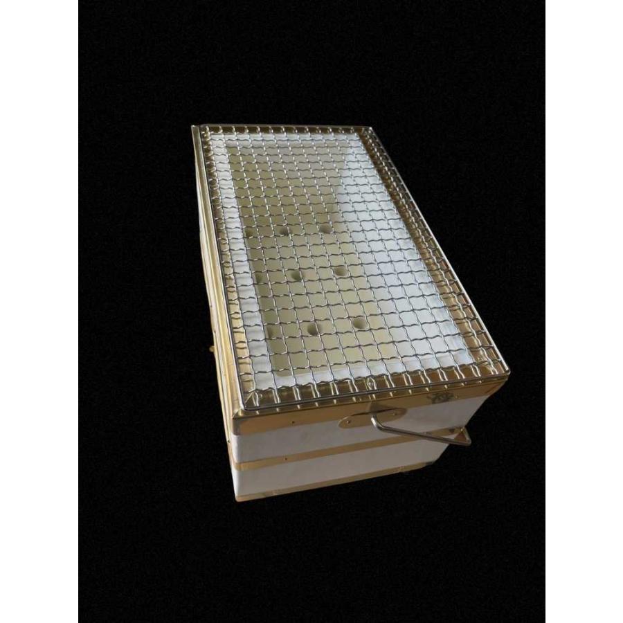 能登の珪藻土 切り出し 卓上手作り 七輪 長角30号 網付 太陽炭 短炭 一