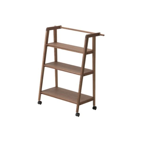 cosine（コサイン） (プレゼント付) ワゴンシェルフ ウォルナット DR