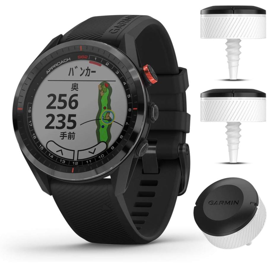 Approach GARMIN ガーミン ゴルフナビ S62 Black CT10同梱版 ゴルフ用