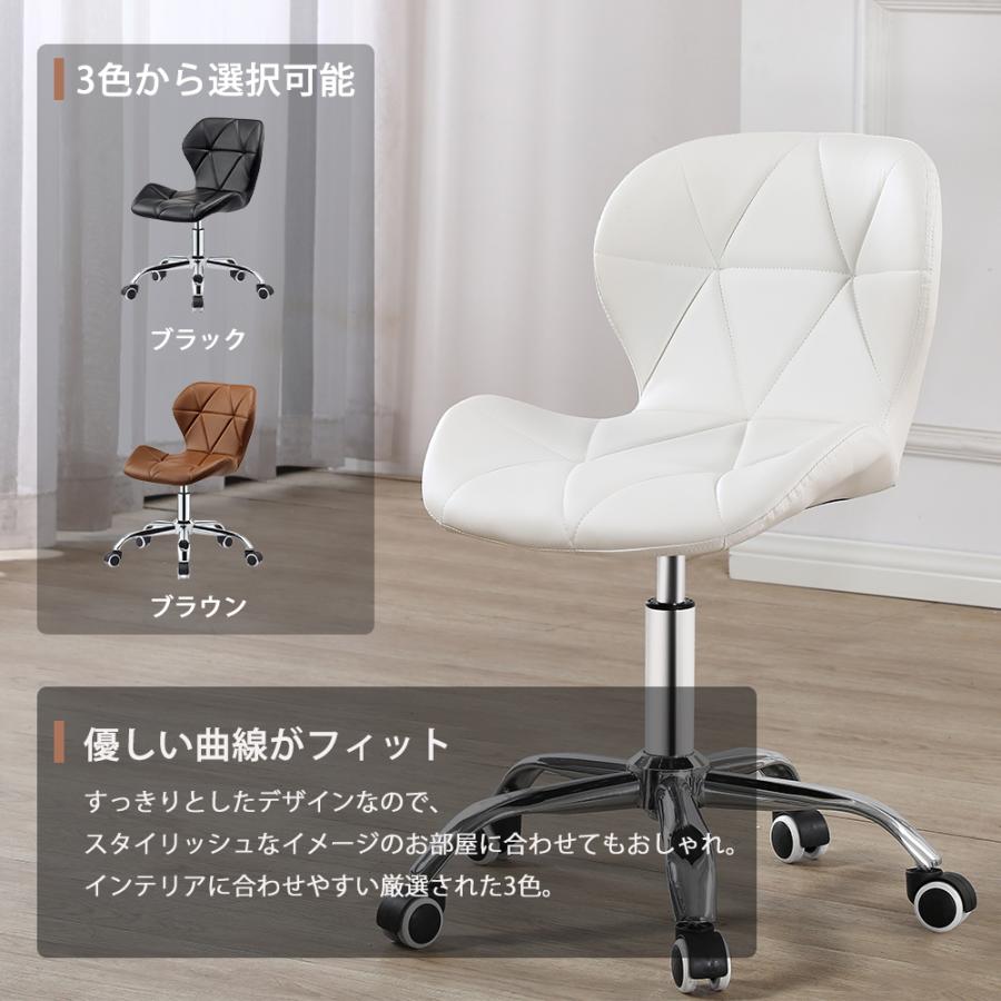 オフィスチェア デスクチェア キャスター 2脚セット レザー 革張り