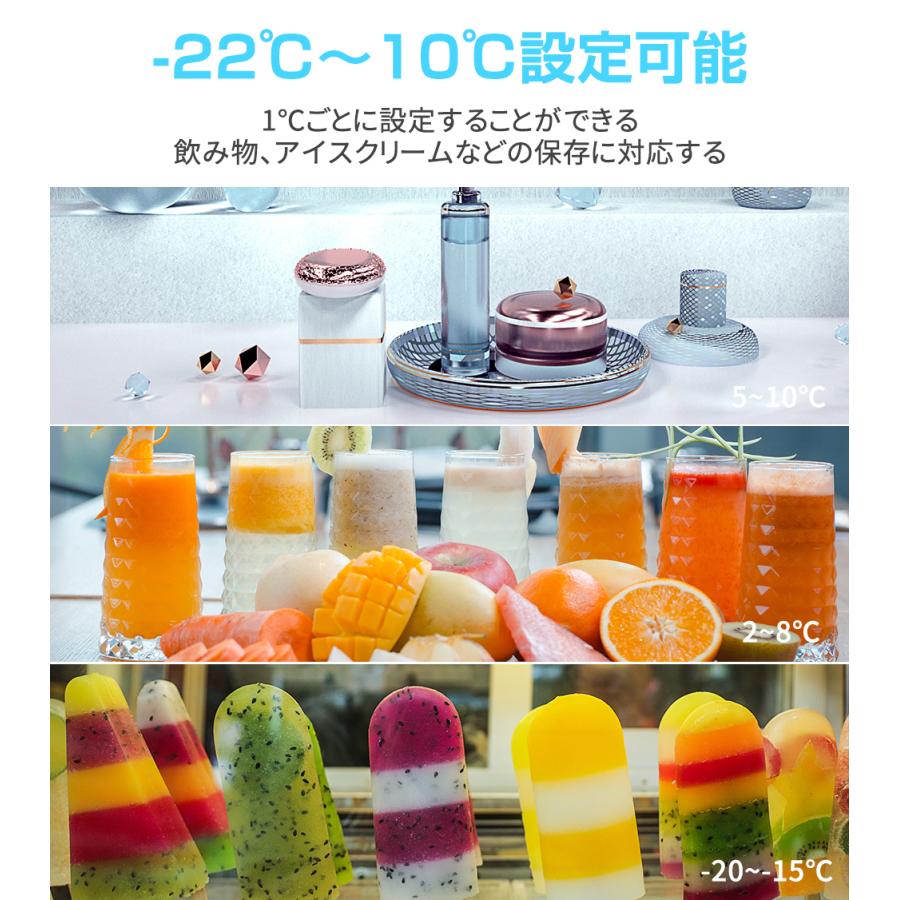 SUNPIE ポータブル 冷蔵庫 車載 18L 冷凍庫 1年保証 -22℃〜10℃ ミニ