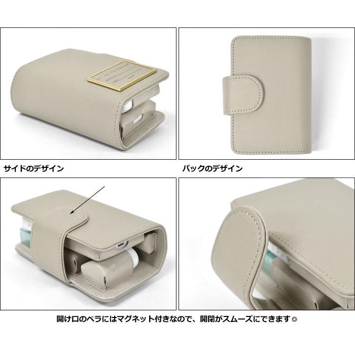 IQOS アイコス ケース レディース おしゃれ フェイクレザー 手帳型