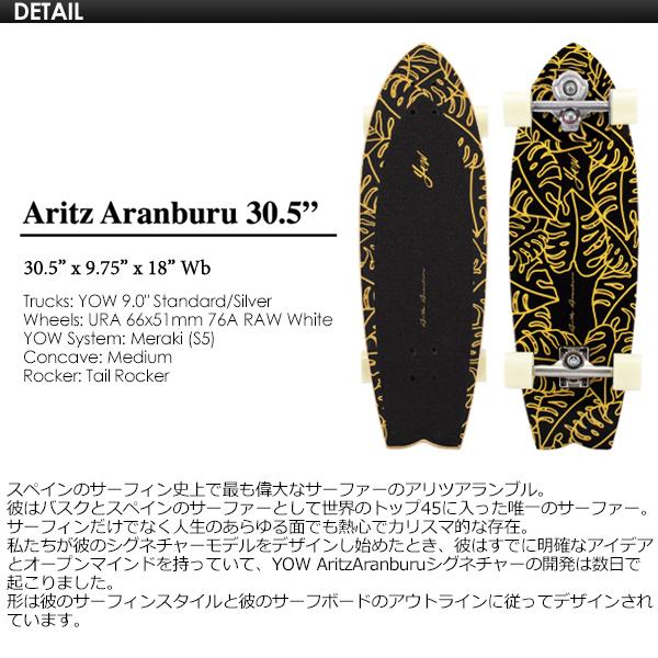YOW SURFSKATE ヤウ サーフスケート スケボー コンプリート/ARITZ