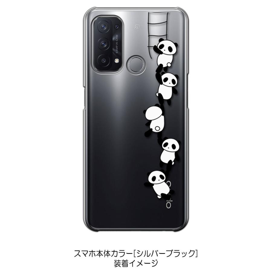 OPPO Reno 5A オッポ リノ5A レノ5A クリア ハードケース ぶらさがり