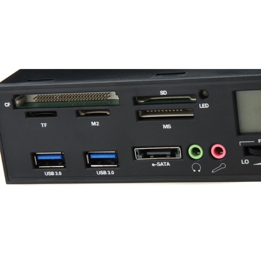 デスクトップコンピューター 5.25インチベイ埋込み式 USB 3.0 e-SATA