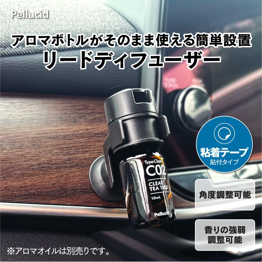 ペルシード リード式（気化式） アロマディフューザー 貼付けタイプ 車