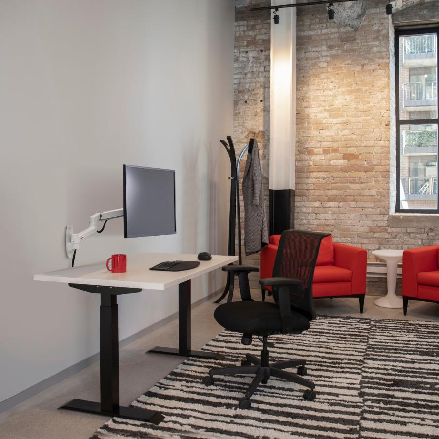 エルゴトロン（ergotron） LX ウォールマウント 壁掛け モニターアーム