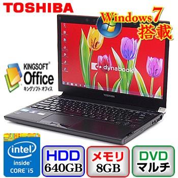 中古ノートパソコン東芝 dynabook R731/E27ER PR73127ESBRE Windows7