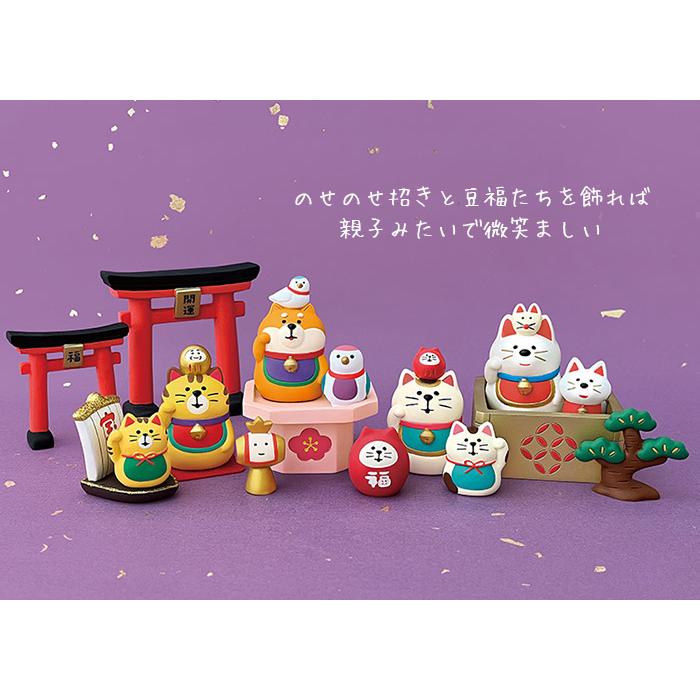 DECOLE（デコレ） concombre コンコンブル お正月 豆福マスコット 全14