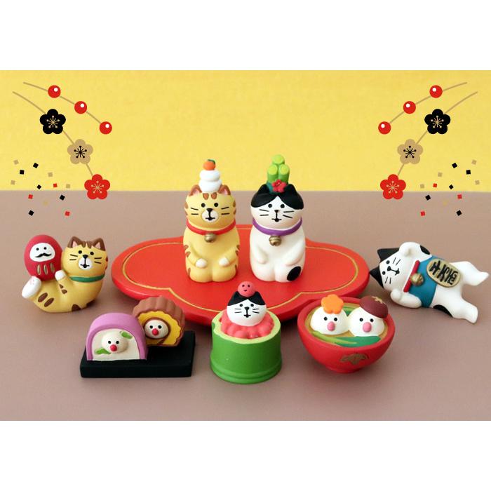 DECOLE（デコレ） concombre コンコンブル お正月 新春にゃんこ 門松