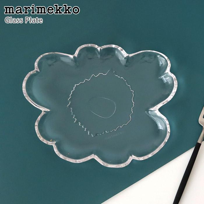 marimekko（マリメッコ） プレート 皿 Unikko shape ウニッコ ガラス