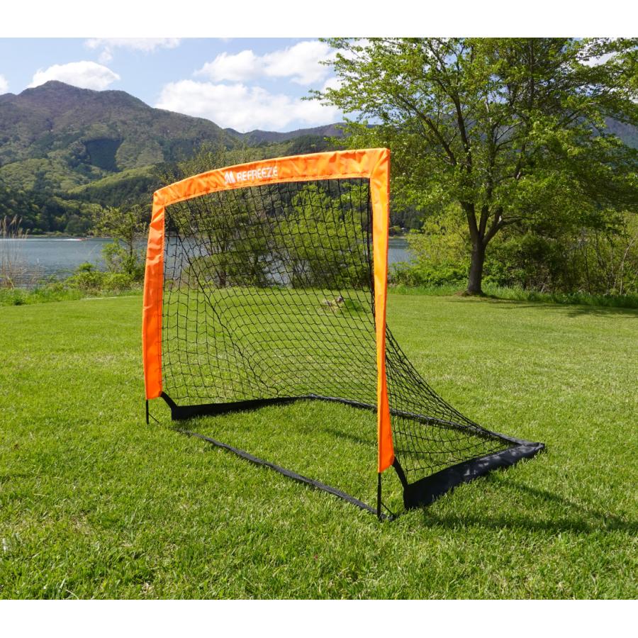 REFREEZE リフリーズ 124×94cm 折りたたみ サッカーゴール オレンジ 2