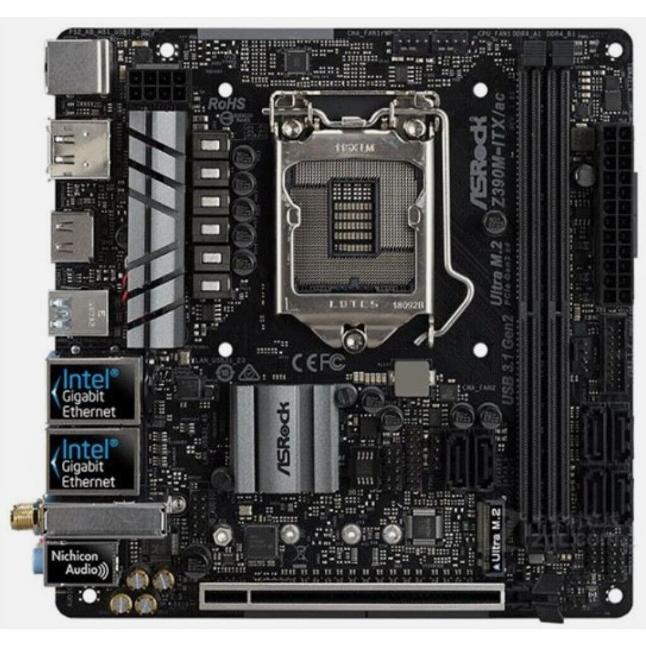 ASRock Z390M-ITX/ac DDR4 LGA 1151 SATA3 HDMI M.2 Desktop