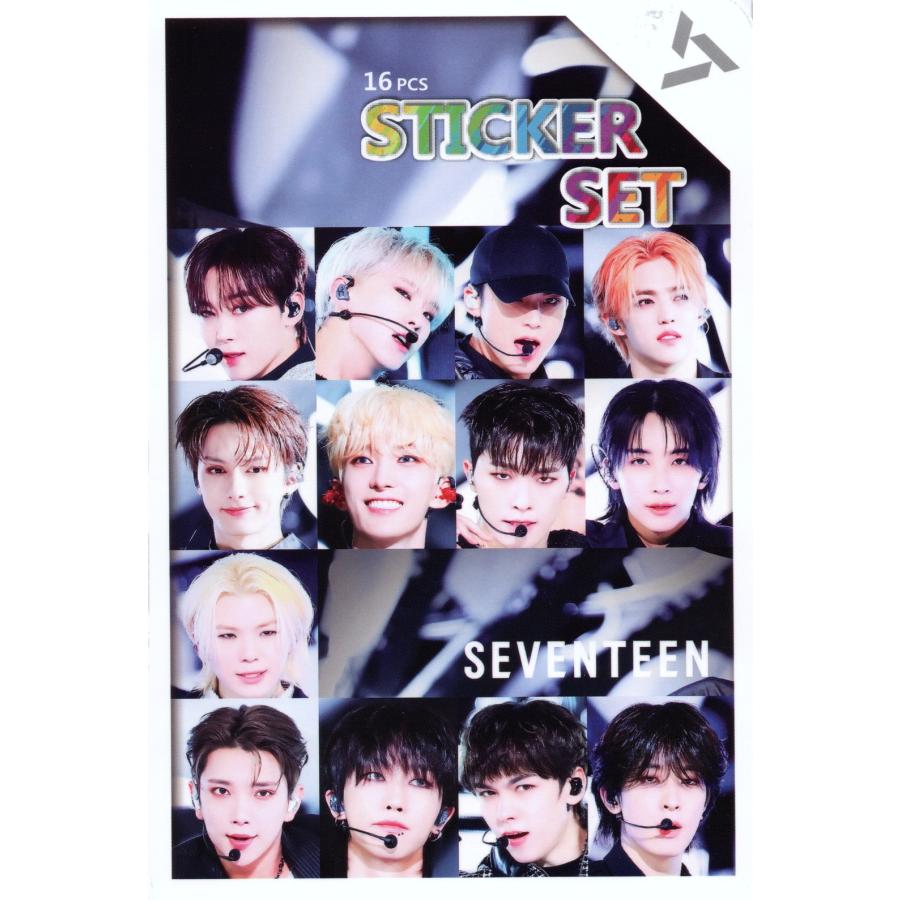 seventeen セブンティーン グッズ ステッカーセット 87枚入 フォト