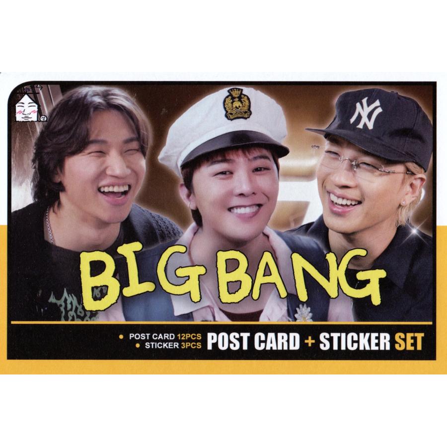 BIGBANG ビッグバン グッズ ポストカード セット ( 12枚 + ステッカー