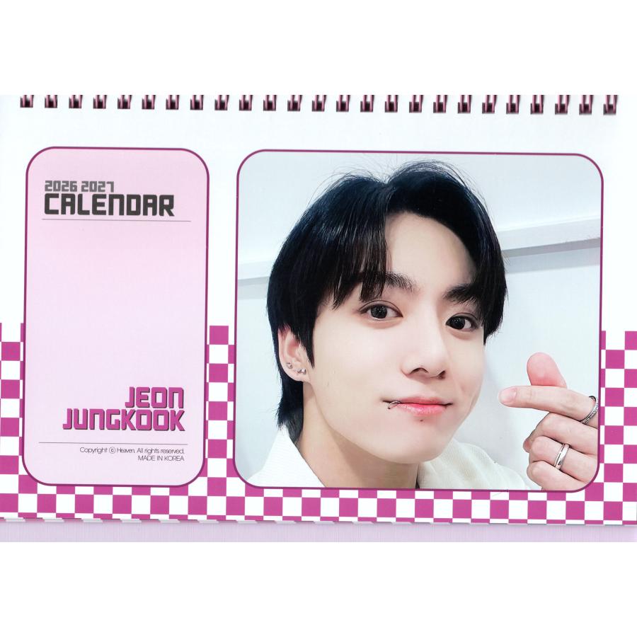 BTS ジョングク グッズ 卓上 カレンダー (写真集) 2026~2027年(2年分)+