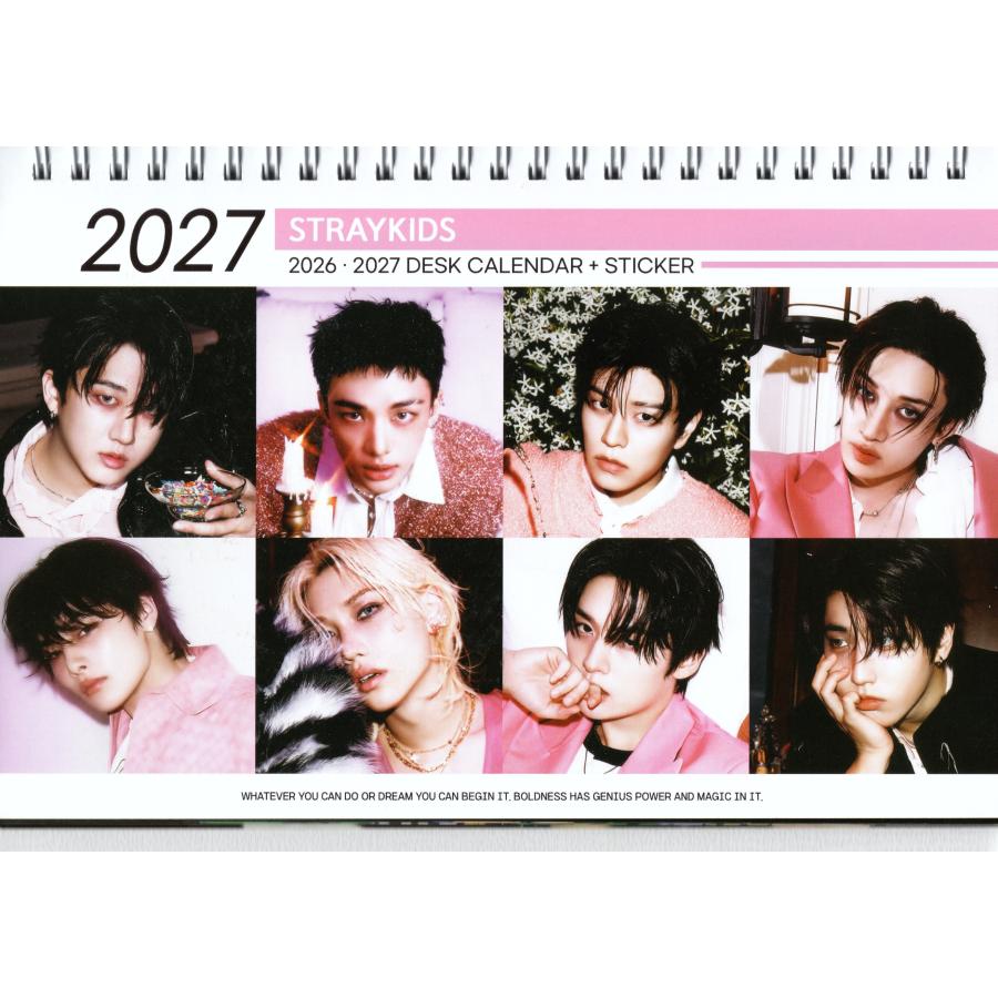 Stray Kids ストレイキッズ グッズ 卓上 カレンダー (写真集) 2026