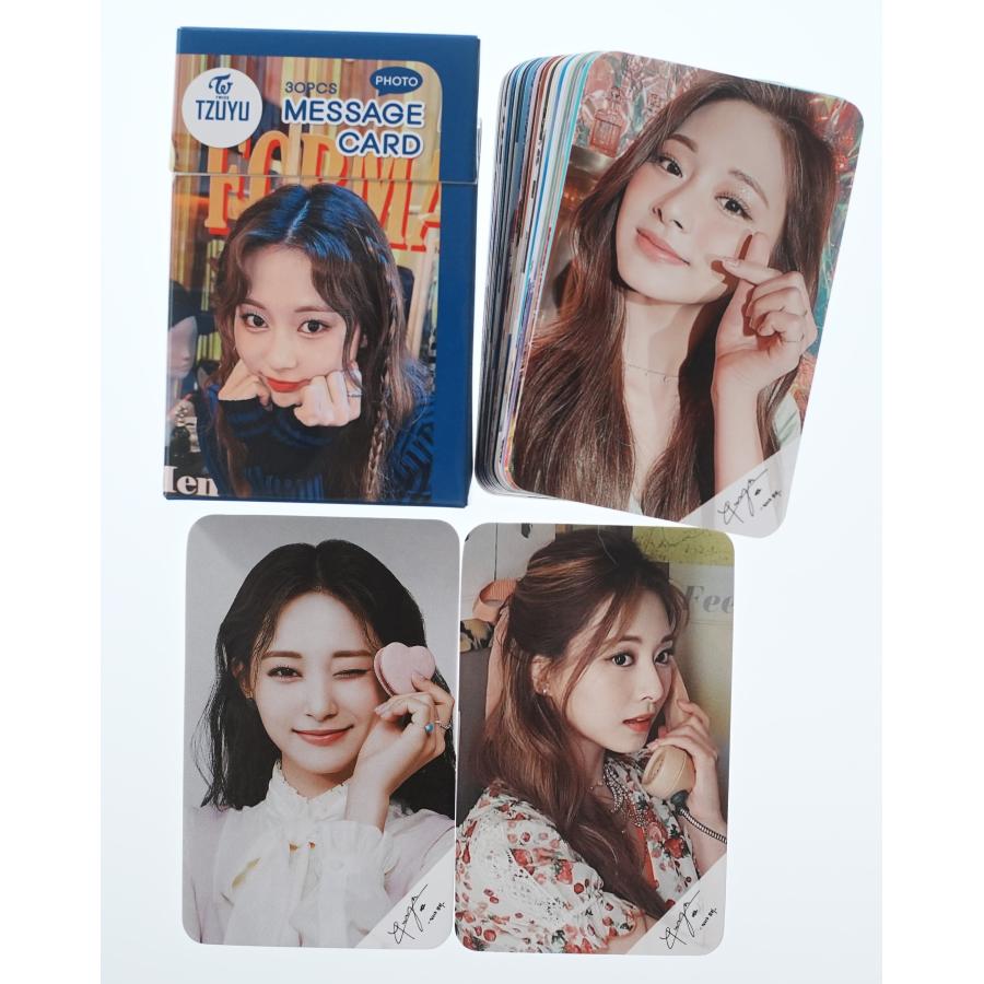 TWICE ツウィ TZUYU グッズ フォトメッセージカード(ブックマーク