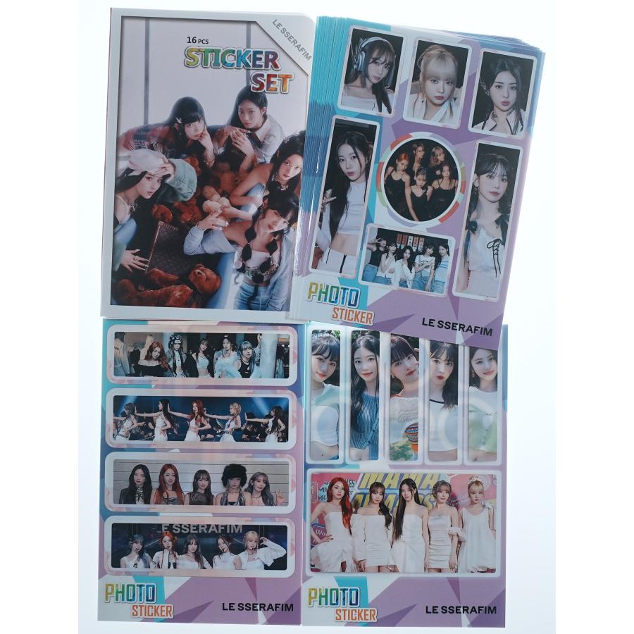 LE SSERAFIM ルセラフィム グッズ ステッカーセット 87枚入 フォト