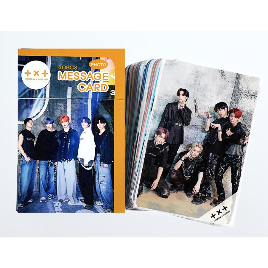 TXT K-POP グッズ フォトメッセージカード （ブックマーク、タグ) 30枚