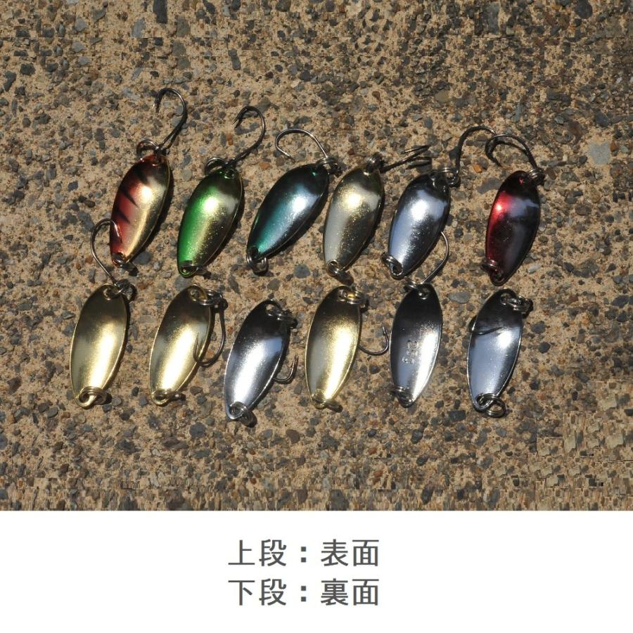 スプーンルアー 3g 18個セット 全6色×各3｜選べる楽しさ！渓流・湖