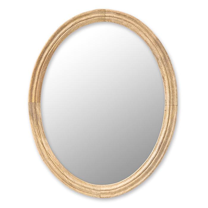 POSH LIVING（ポッシュリビング） 鏡 ミラー 壁掛け 楕円 木枠