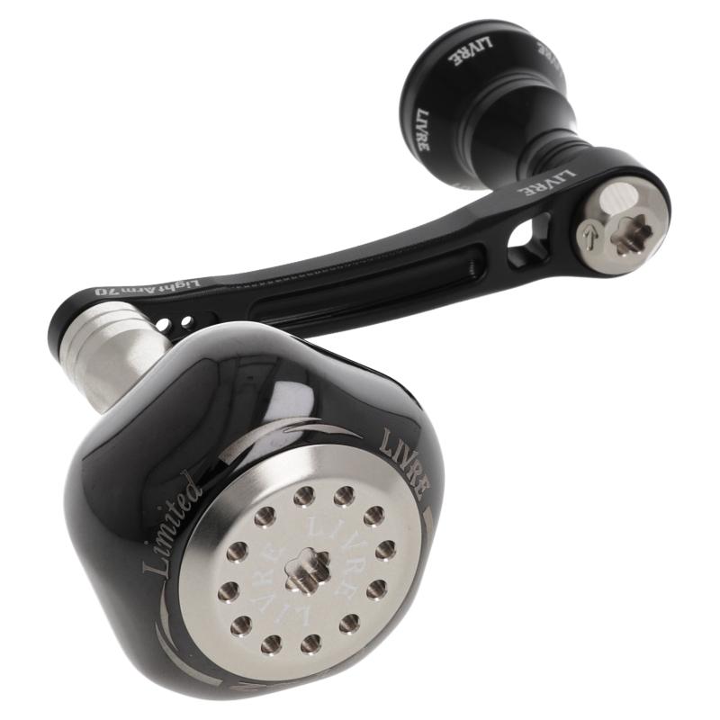 リブレ リールパーツ ライトアーム 70 PT42ノブ ダイワSW用 ブラック+