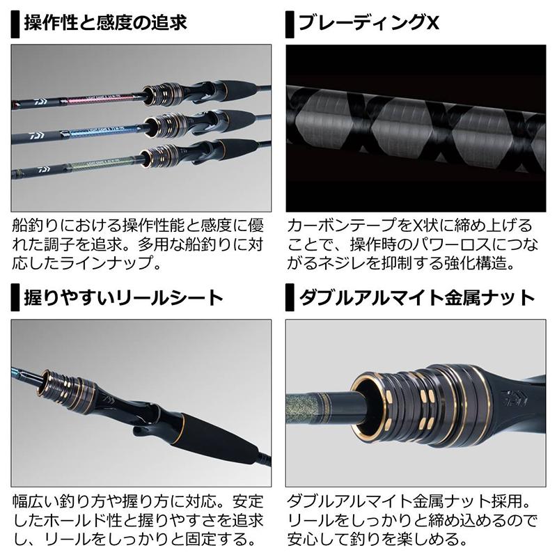 ダイワ 船竿 ライトゲームX 64 M-190・R : 釣具のポイント - 通販