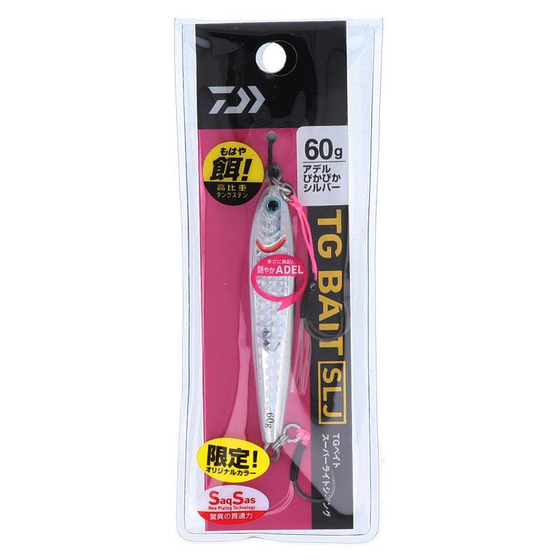 DAIWA（ダイワ） ジグ TGベイト SLJ 60g アデルぴかぴかシルバー【ゆう